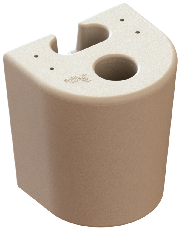Standard Duty Pipe Bracket-Tan